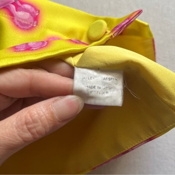 Hayley Elsaesser pink poodle pattern top Sz M - Picture 6 of 8